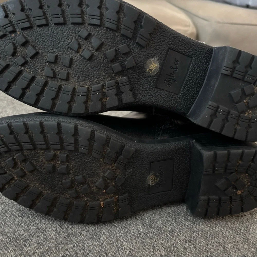 Black Ankle Boots - Picture 6 of 6